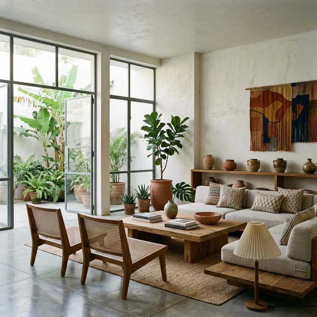 Contemporary Indian Living Room